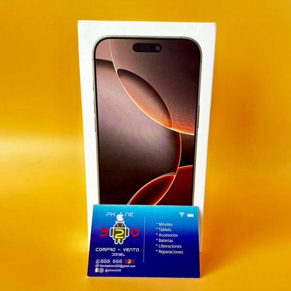  iPhone 16 Pro Max 256GB Titanio Desierto